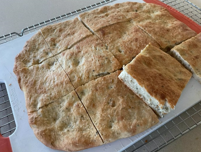 sourdough focaccia bread recipe