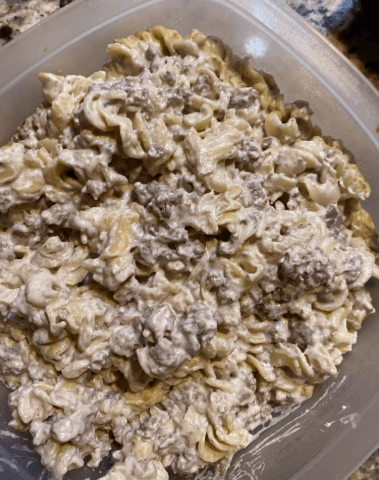 ground beef stroganoff recipe