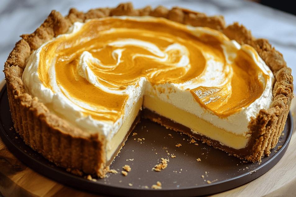 Pumpkin Cream Cheese Pie