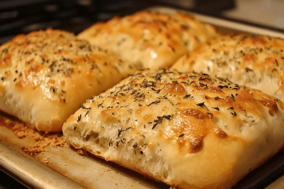Italian herbs and cheese bread