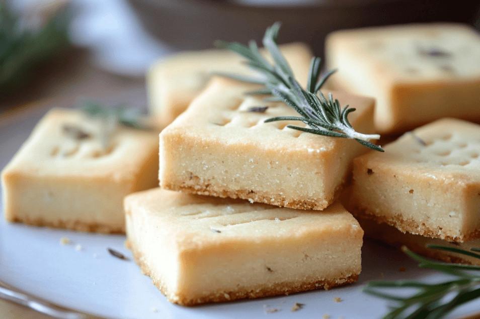 Rosemary Shortbread Cookies