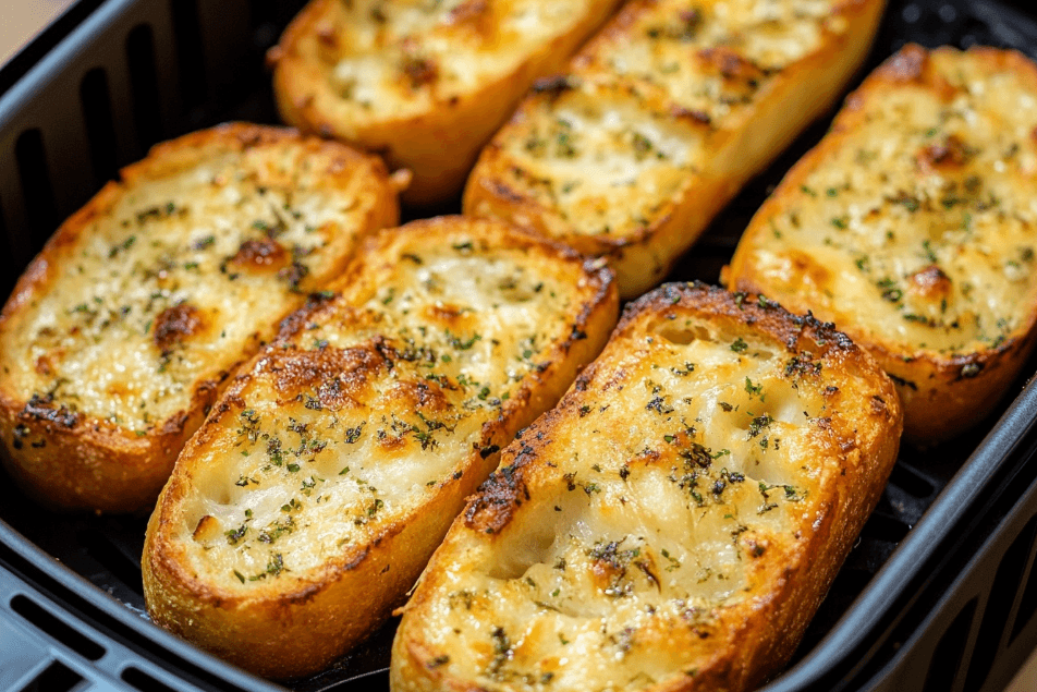 Air Fryer Garlic Bread