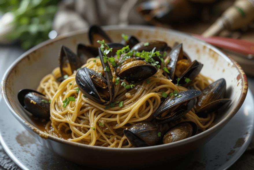 Spaghetti with Mussels